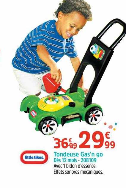 little tikes tondeuse gas'n go