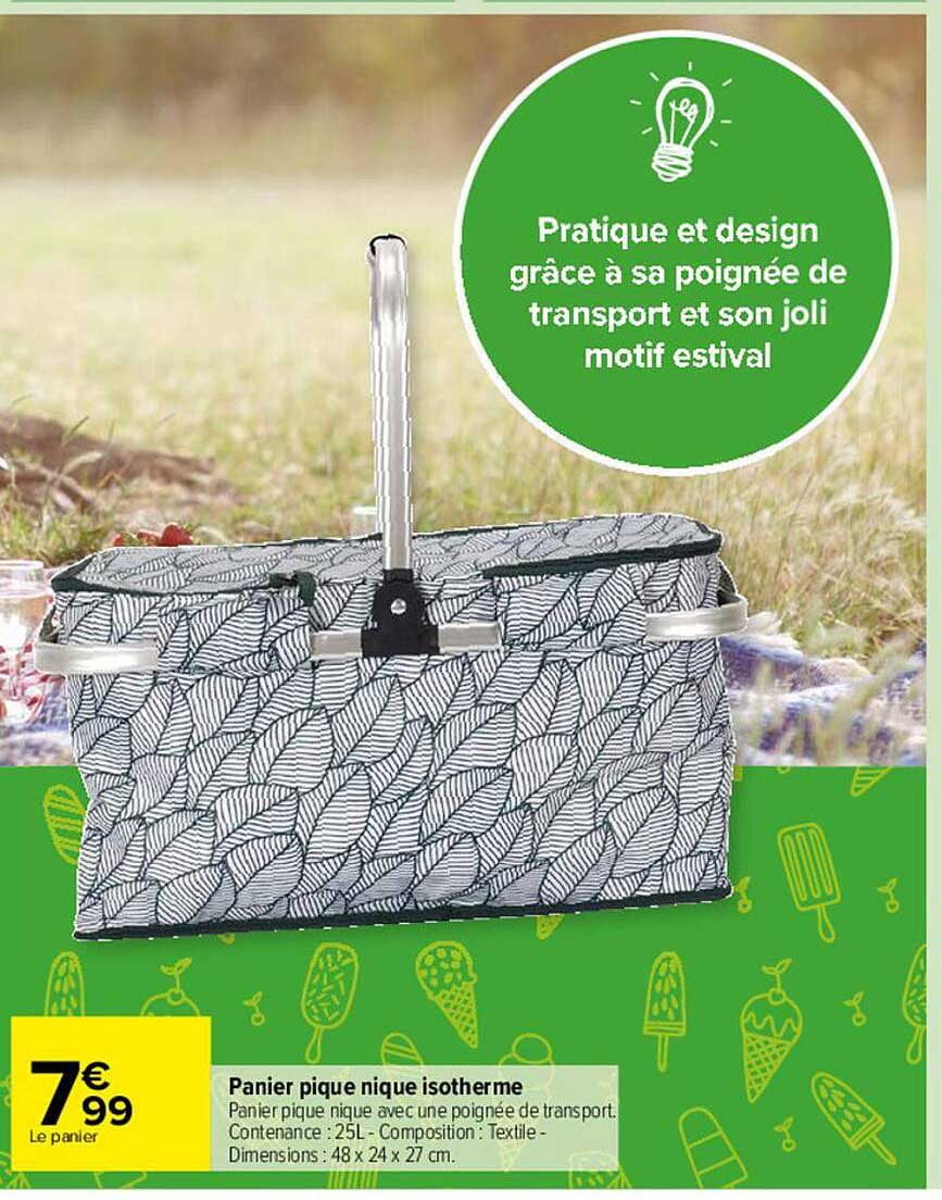 Panier Pique Nique Isotherme