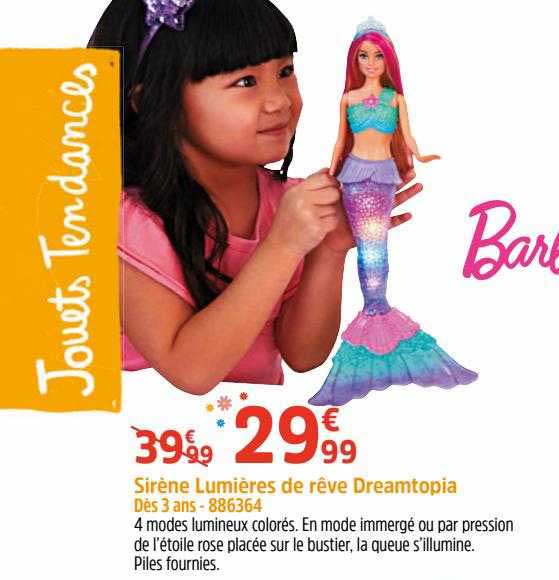 sirène lumières de rêve dreamtopia