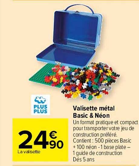 Valisette Métal Basic & Néon