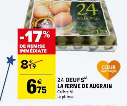 24 œufs La Ferme De Augrain