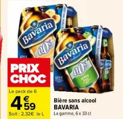 bière sans alcool bavaria