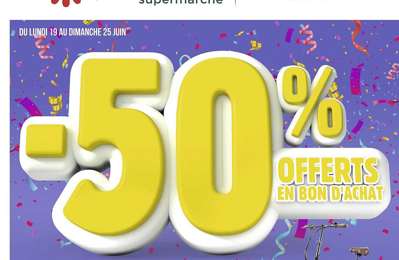 bon d'achat -50%