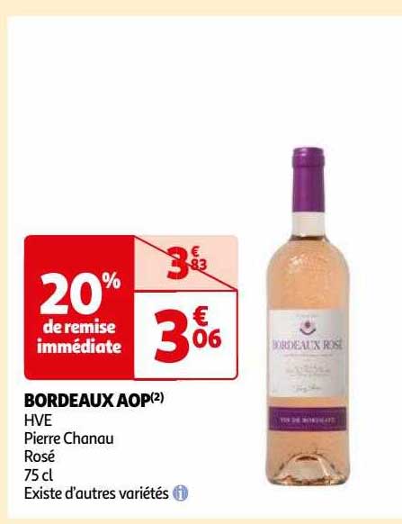 Bordeaux Aop Hve Pierre Chanau Rosé