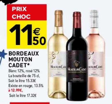 bordeaux mouton cadet
