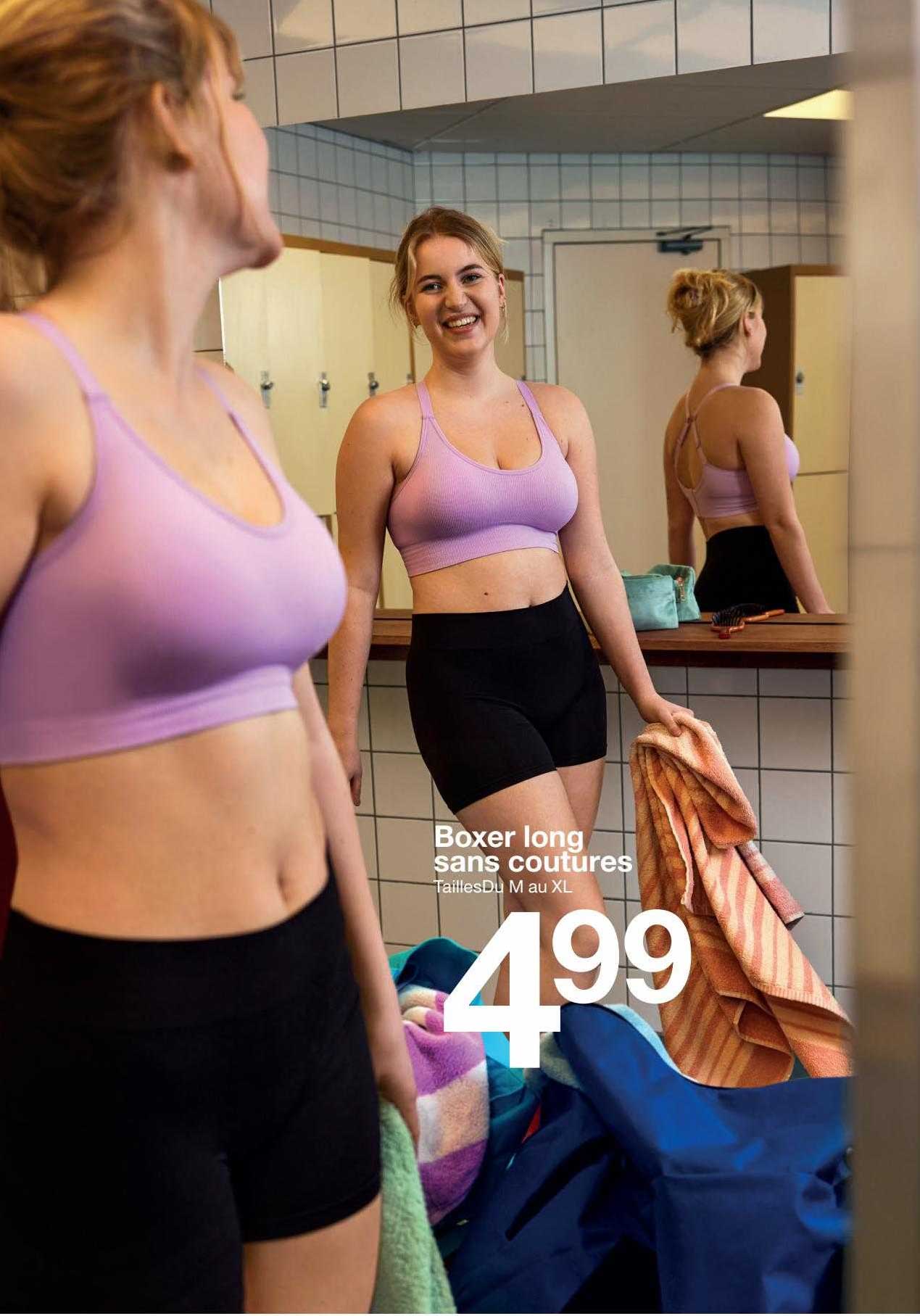 boxer long sans coutures