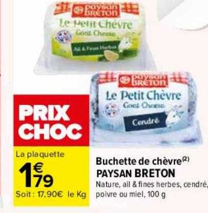 Bûchette De Chèvre Paysan Breton