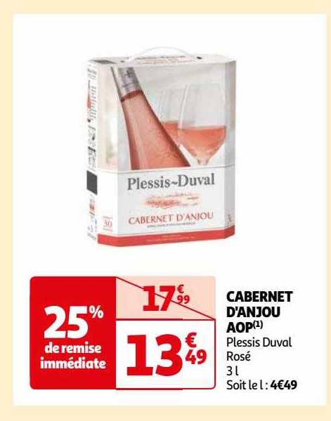 cabernet d'anjou aop plessis duval