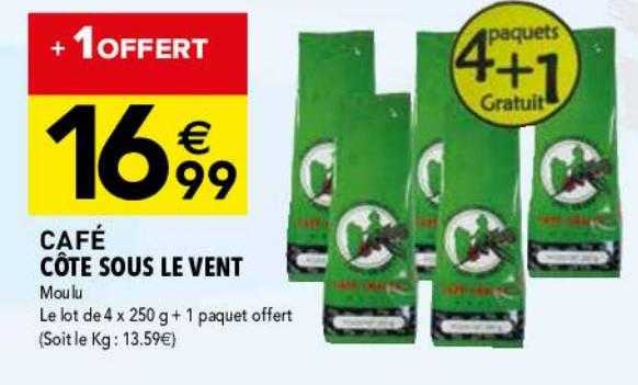 café côte sous le vent