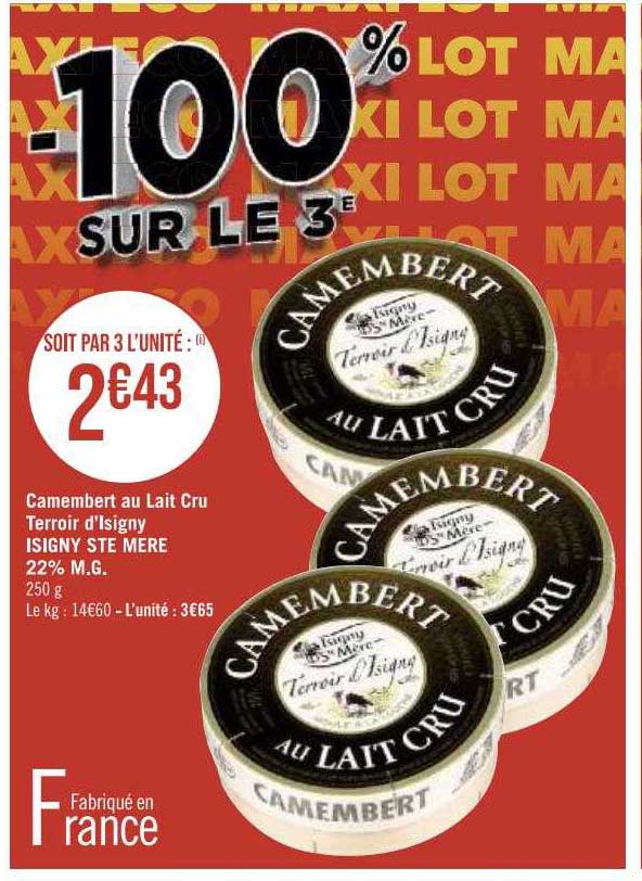 camembert au lait cru terroir d'isigny isigny ste mere