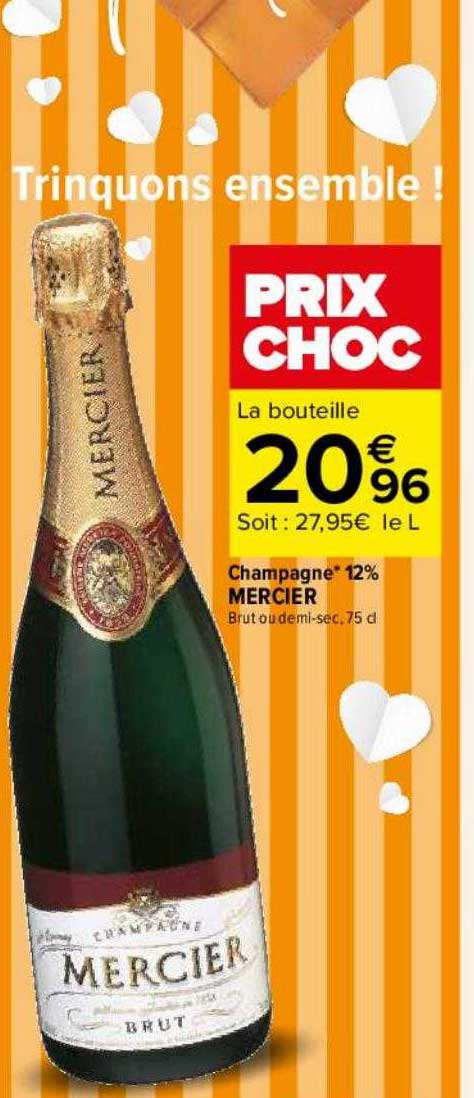 champagne 12% mercier