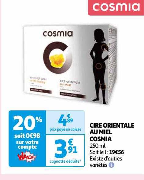 Cire Orientale Au Miel Cosmia