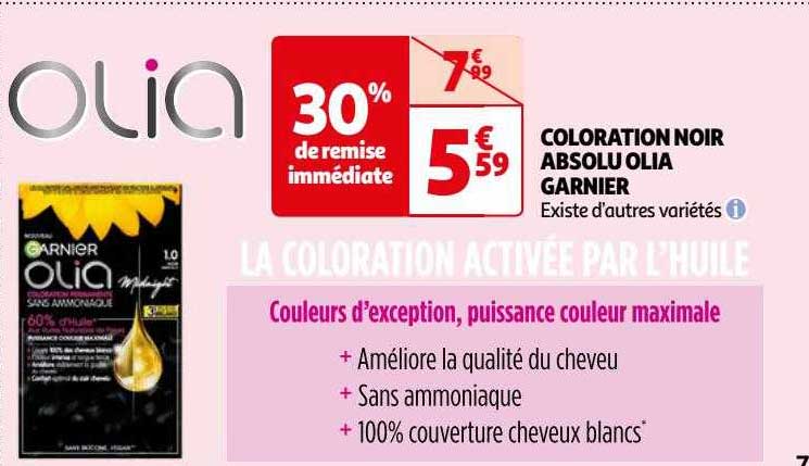 Coloration Noir Absolu Olia Garnier