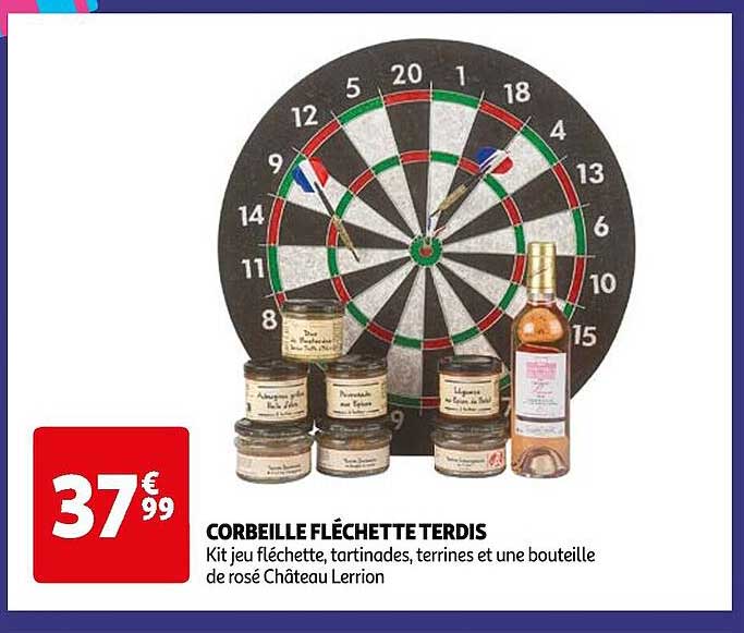 corbeille fléchette terdis