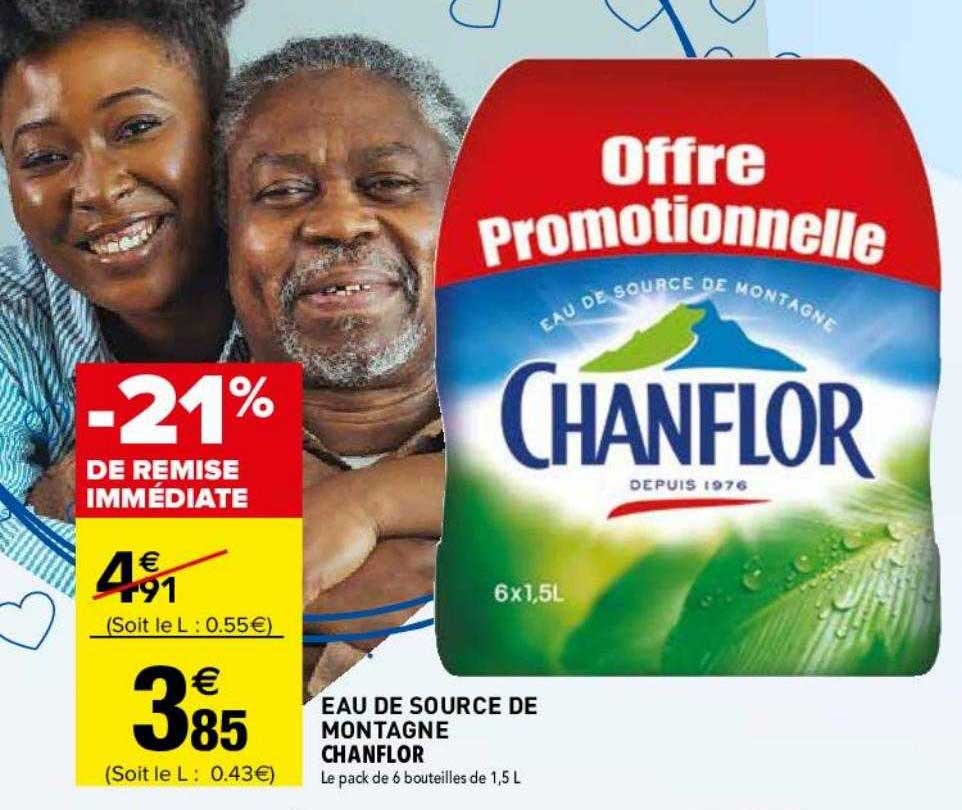 eau de source de montagne chanflor