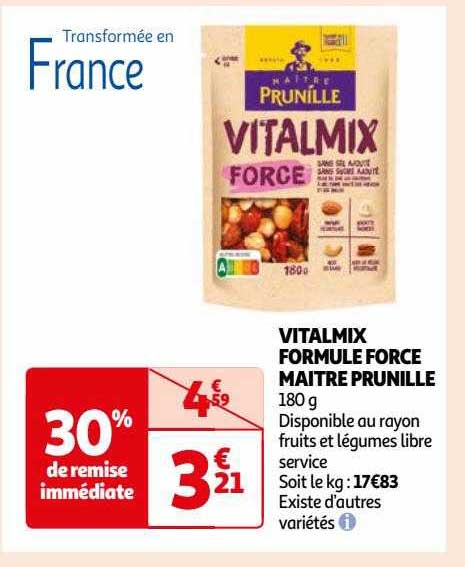 fitalmix formule force maitre prunille