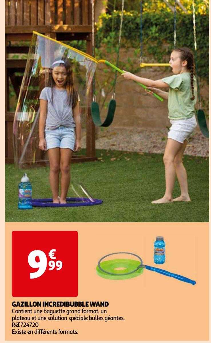 gazillon incredibubble wand