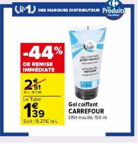 Gel Coiffant Carrefour