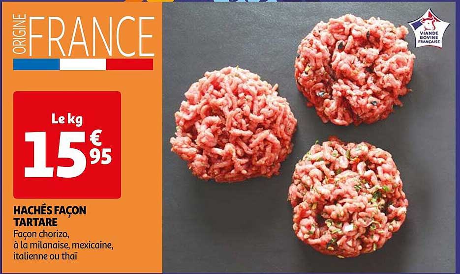 hachés façon tartare