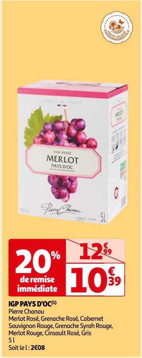 igp pays d'oc pierre chanau