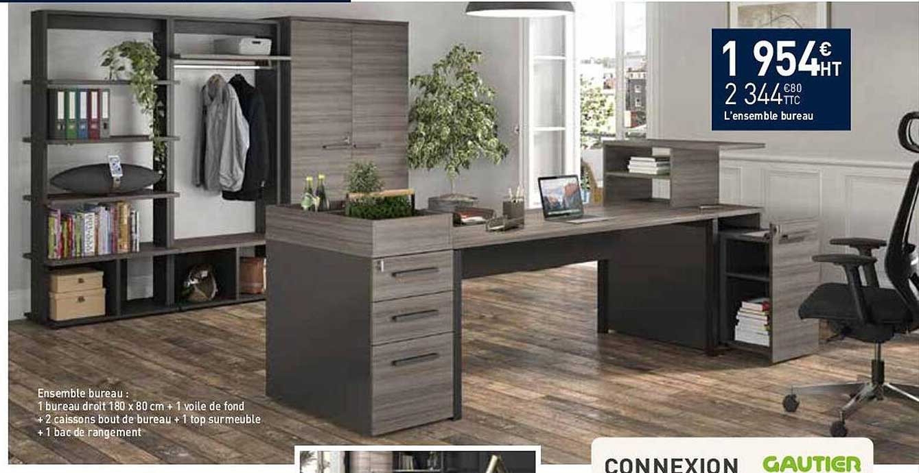 l'ensemble bureau connexion gautier office