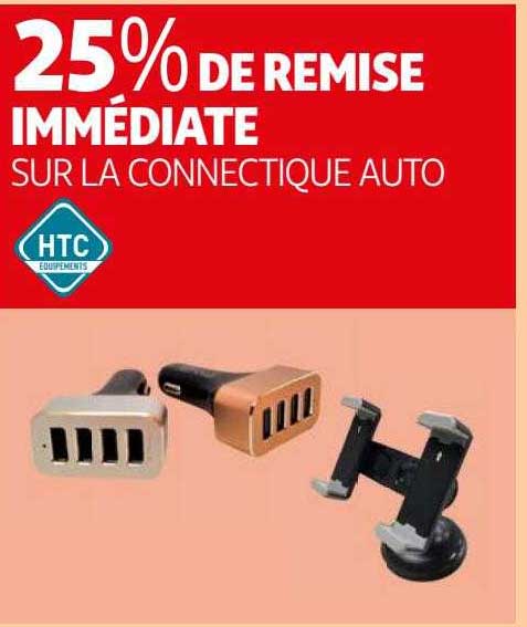 la connectique auto htc
