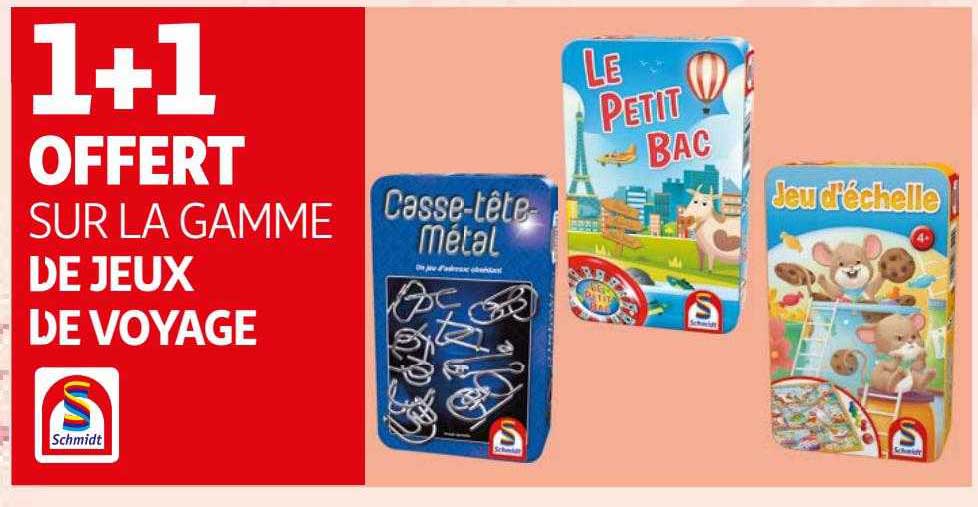 la gamme de jeux de voyage schmidt
