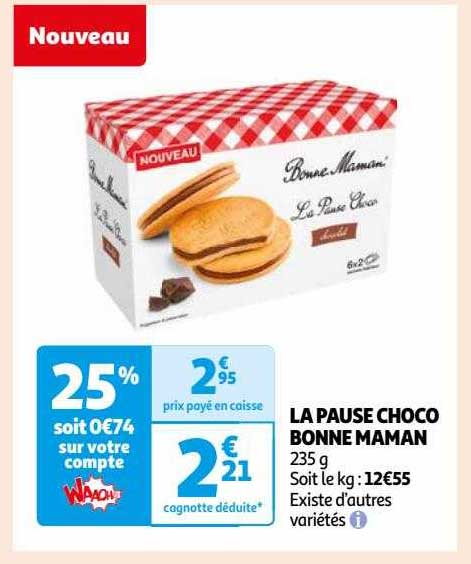 la pause choco bonne maman