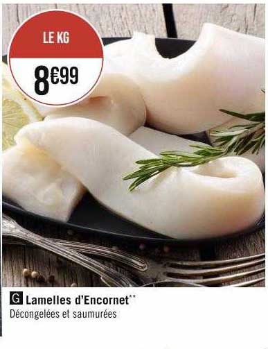 lamelles d'encornet