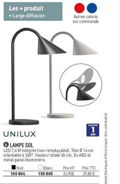 Lampe Sol Unilux