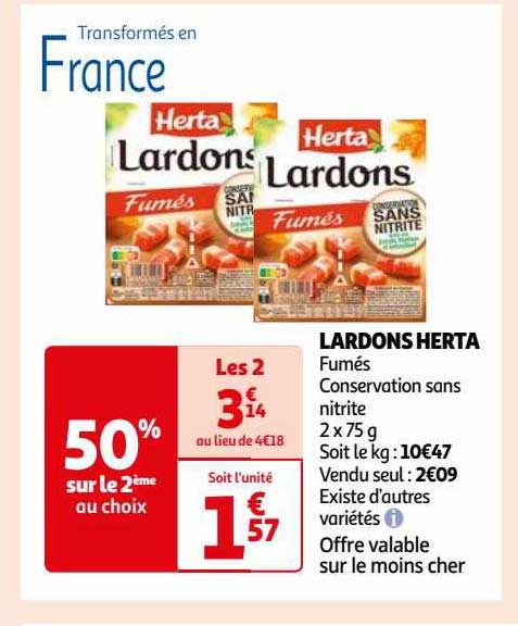 Lardons Herta