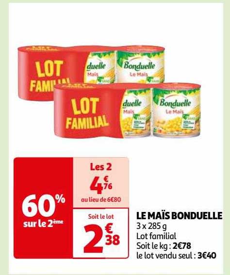 Le Maïs Bonduelle