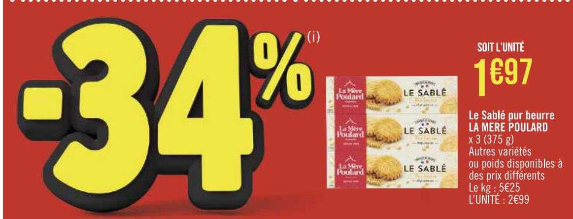 le sablé pur beurre la mère poulard