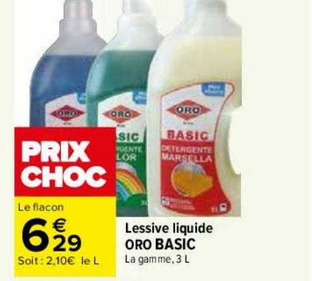 Lessive Liquide Oro Basic