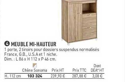 Meuble Mi-hauteur