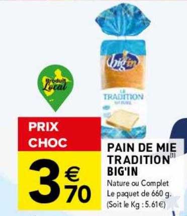 Pain De Mie Tradition Big'in