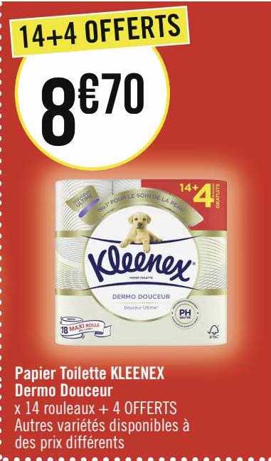 Papier Toilette Kleenex Dermo Douceur