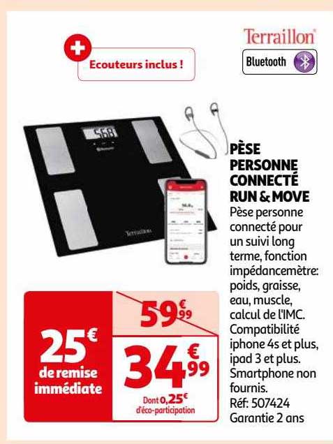 pèse personne connecté run & move