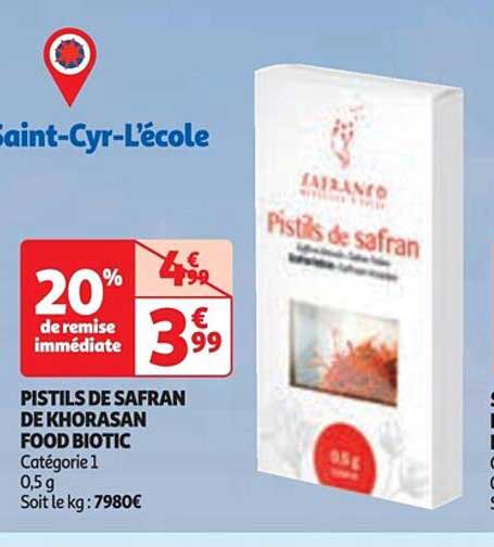 pistils de safran de khorasan food biotic