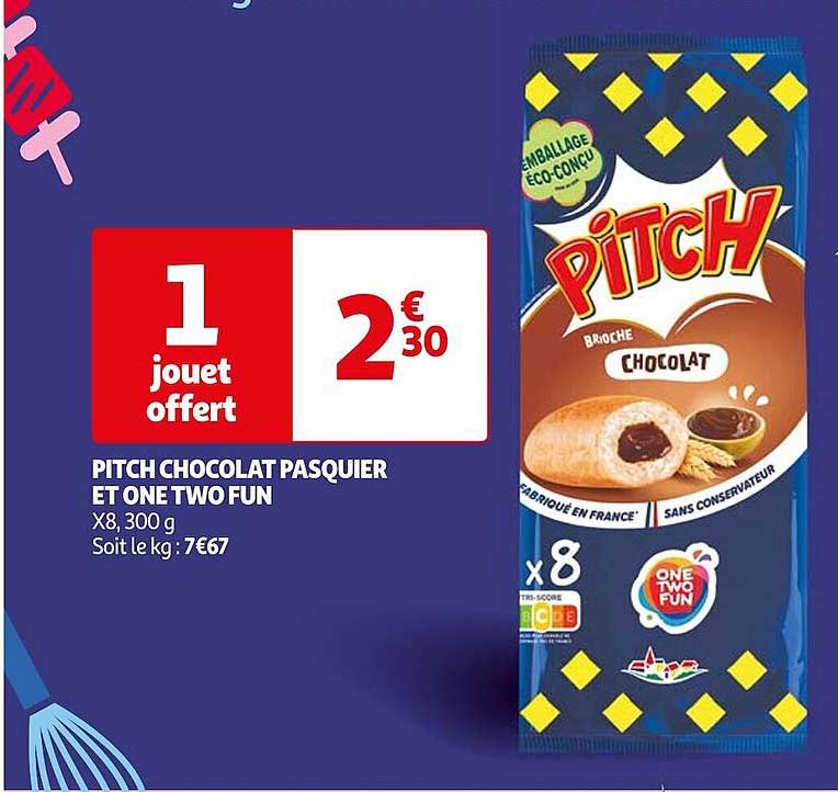 Pitch Chocolat Pasquier Et One Two Fun