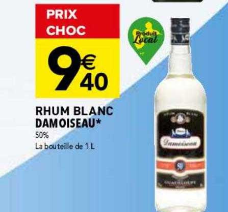 Rhum Blanc Damoiseau