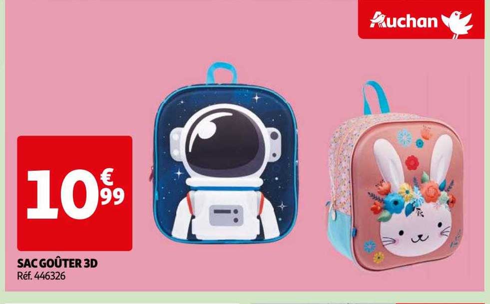 Sac Goûter 3d Auchan