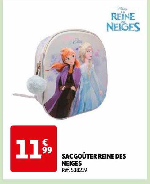sac goûter reine des neiges