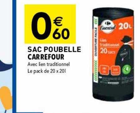 Sac Poubelle Carrefour