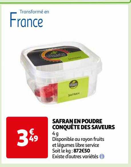 safran en poudre conquête des saveurs