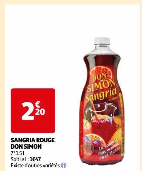 sangria rouge don simon