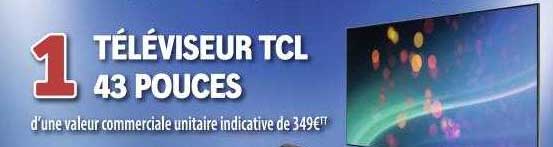 téléviseur tcl 43 pouces