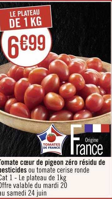 tomate cœur de pigeon zéro résidu de pesticides
