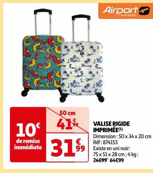 Valise Rigide Imprimée Airport
