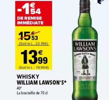 whisky william lawson's